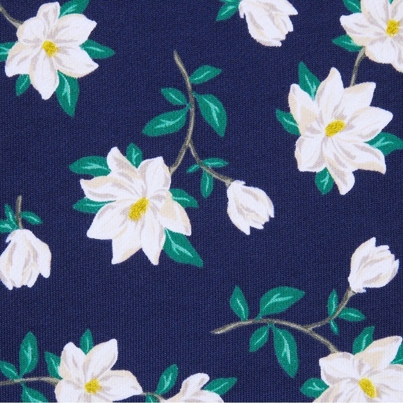 Draper James Natalie Sweatshirt in Navy Magnolia - Picture 3 of 5